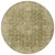 8' Brown And Beige Round Abstract Washable Indoor Outdoor Area Rug - Brown, Beige