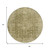 8' Brown And Beige Round Abstract Washable Indoor Outdoor Area Rug - Brown, Beige