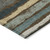 8' X 10' Brown Beige And Green Striped Washable Indoor Outdoor Area Rug