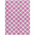 8' X 10' Blush And Ivory Polka Dot Washable Indoor Outdoor Area Rug