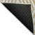 8' Round Gold and White Round Geometric Washable Non Skid Indoor Outdoor Area Rug