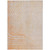 9' X 12' Orange And Silver Abstract Washable Indoor Outdoor Area Rug