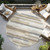 8' Ivory Beige And Taupe Round Striped Washable Indoor Outdoor Area Rug - 880016634327