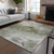 10' X 14' Taupe Beige And Brown Abstract Washable Indoor Outdoor Area Rug