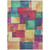 10' X 14' Gold Navy Blue And Purple Geometric Washable Indoor Outdoor Area Rug