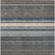 8' X 10' Taupe Beige And Pewter Striped Washable Indoor Outdoor Area Rug