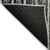 8' X 10' Black Gray And Ivory Striped Washable Indoor Outdoor Area Rug