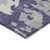8' X 10' Purple And Ivory Abstract Washable Indoor Outdoor Area Rug