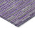 8' X 10' Purple And Lavender Striped Washable Indoor Outdoor Area Rug