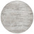 8' Silver And Gray Round Floral Washable Indoor Outdoor Area Rug