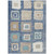 9' X 12' Navy Blue Beige And Ivory Geometric Washable Indoor Outdoor Area Rug