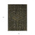 10' X 14' Charcoal Medallion Washable Indoor Outdoor Area Rug