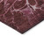 10' X 14' Merlot Blush And Gray Abstract Washable Indoor Outdoor Area Rug