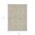 9' X 12' Beige Geometric Washable Indoor Outdoor Area Rug - 880016783315