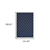 9' X 13' Blue and Ivory Geometric Stain Resistant Indoor Outdoor Area Rug