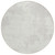 8' Ivory And Gray Round Abstract Washable Indoor Outdoor Area Rug