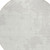 8' Ivory And Gray Round Abstract Washable Indoor Outdoor Area Rug