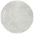 8' Ivory And Gray Round Abstract Washable Indoor Outdoor Area Rug