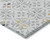 9' X 12' Silver Gray And Gold Floral Washable Indoor Outdoor Area Rug Transitional Style - Silver, Gray, Gold Color