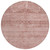 8' Blush And Mauve Round Medallion Washable Indoor Outdoor Area Rug