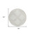 8' Ivory And Beige Round Geometric Washable Indoor Outdoor Area Rug Transitional Style - Ivory, Beige Color