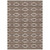 8' X 10' Brown And Beige Geometric Washable Indoor Outdoor Area Rug - 880016525595