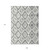 9' X 12' Gray And Ivory Geometric Washable Indoor Outdoor Area Rug - 608219310158