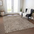 10' X 14' Brown And Beige Abstract Washable Indoor Outdoor Area Rug Transitional Style - Brown, Beige Color