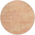8' Peach Round Washable Indoor Outdoor Area Rug