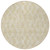 8' Beige Taupe And Tan Round Geometric Washable Indoor Outdoor Area Rug