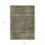 9' X 12' Brown Beige And Taupe Striped Washable Indoor Outdoor Area Rug