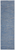 2' X 10' Blue And Grey Striped Non Skid Indoor Outdoor Runner Rug