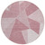 8' Blush Pink And Ivory Round Geometric Washable Indoor Outdoor Area Rug