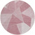 8' Blush Pink And Ivory Round Geometric Washable Indoor Outdoor Area Rug