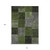 10' X 14' Olive Green And Artichoke Green Patchwork Washable Indoor Outdoor Area Rug