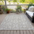 10' X 14' Beige And Brown Geometric Washable Indoor Outdoor Area Rug