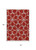 10' X 14' Red And Ivory Geometric Washable Indoor Outdoor Area Rug - 880016727081