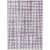 9' X 12' Purple And Ivory Abstract Washable Indoor Outdoor Area Rug - 608219344801