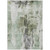 10' X 14' Mint Green Ivory And Gray Abstract Washable Indoor Outdoor Area Rug