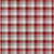 8' X 10' Red Gray And Beige Plaid Washable Indoor Outdoor Area Rug