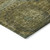 8' Gold And Beige Round Medallion Washable Indoor Outdoor Area Rug