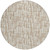 8' Tan And Beige Round Abstract Washable Indoor Outdoor Area Rug
