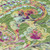 9' X 12' Fern Green And Artichoke Green Paisley Washable Indoor Outdoor Area Rug