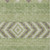 10' X 14' Green Taupe And Ivory Southwestern Washable Indoor Outdoor Area Rug
