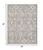 2' X 4' Gray And Ivory Southwestern Stain Resistant Indoor Outdoor Area Rug