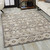 2’ x 4’ Gray Ivory Aztec Pattern Indoor Outdoor Area Rug - 606114592990
