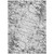 9' X 12' Black White And Gray Abstract Washable Indoor Outdoor Area Rug