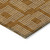 9' X 12' Terra Cotta And Ivory Geometric Washable Indoor Outdoor Area Rug