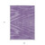 9' X 12' Purple And Ivory Abstract Washable Indoor Outdoor Area Rug Transitional Style - Purple, Ivory Color