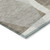 8' Taupe And Gray Round Abstract Washable Indoor Outdoor Area Rug - 880016802344